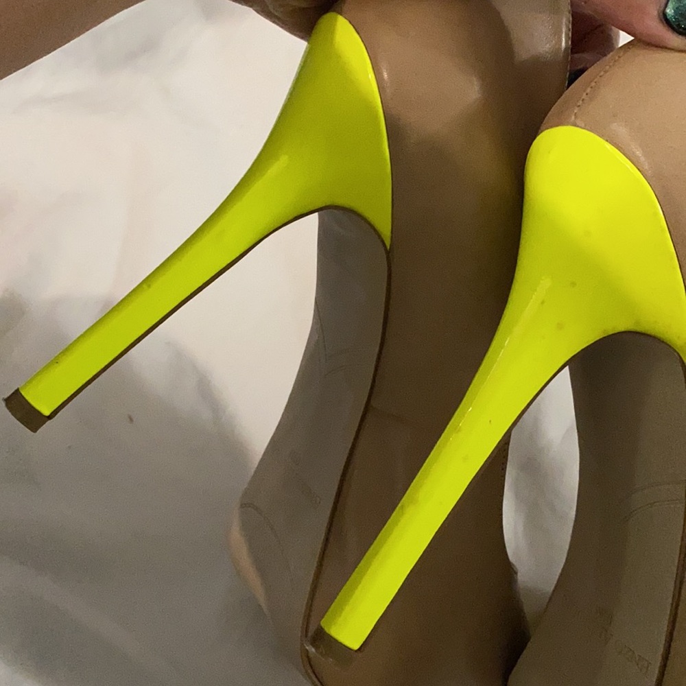 Enzo Angiolini Tigma peep toe platform heel size 9.5 - Picture 9 of 11